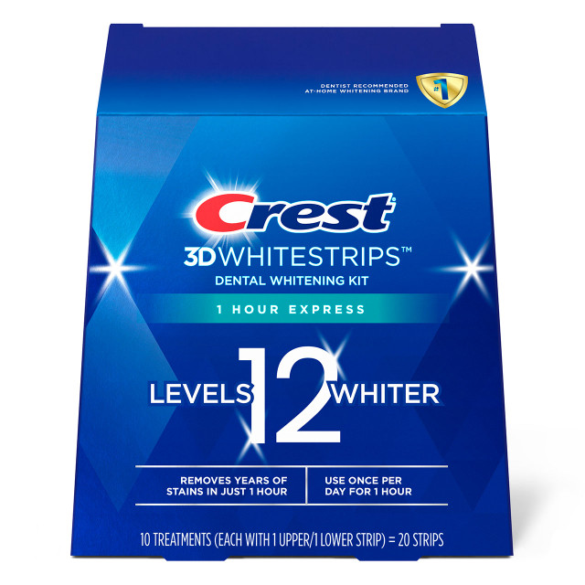 Crest 3D Whitestrips 1-Hour Express