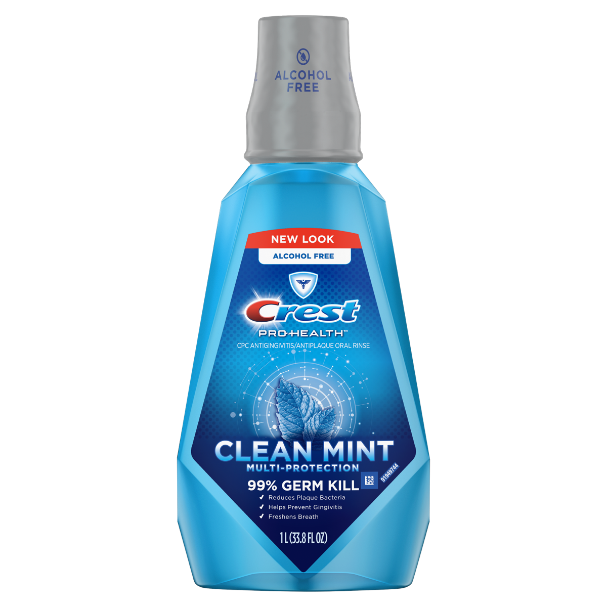 Crest Pro-Health Multi Protection Alcohol Free Mouthwash, Clean Mint 