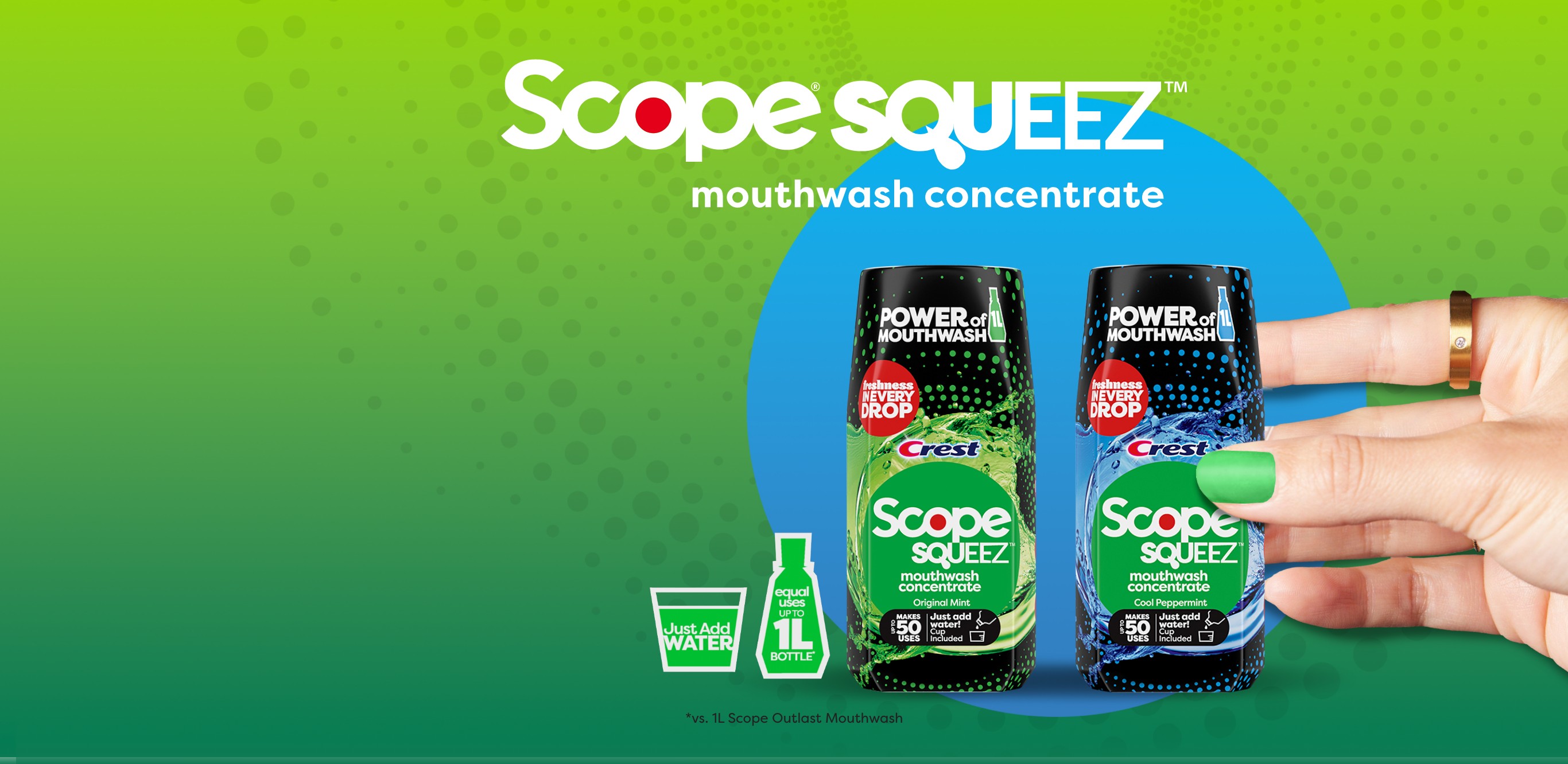 Scope Sqeeze Mouthwash concrete
