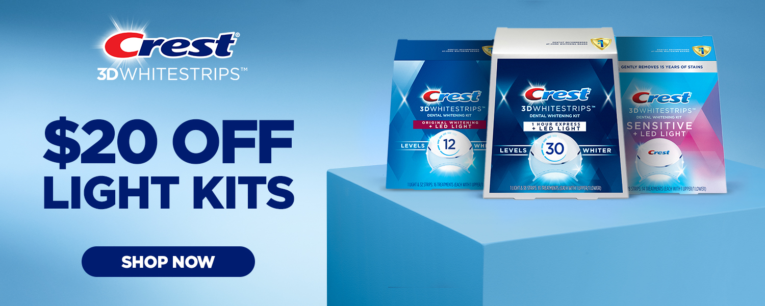 Save up to 44% on Crest White Strips on