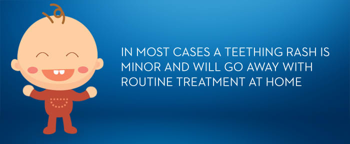 Teething Rash Go Away with Home Routine Treatment