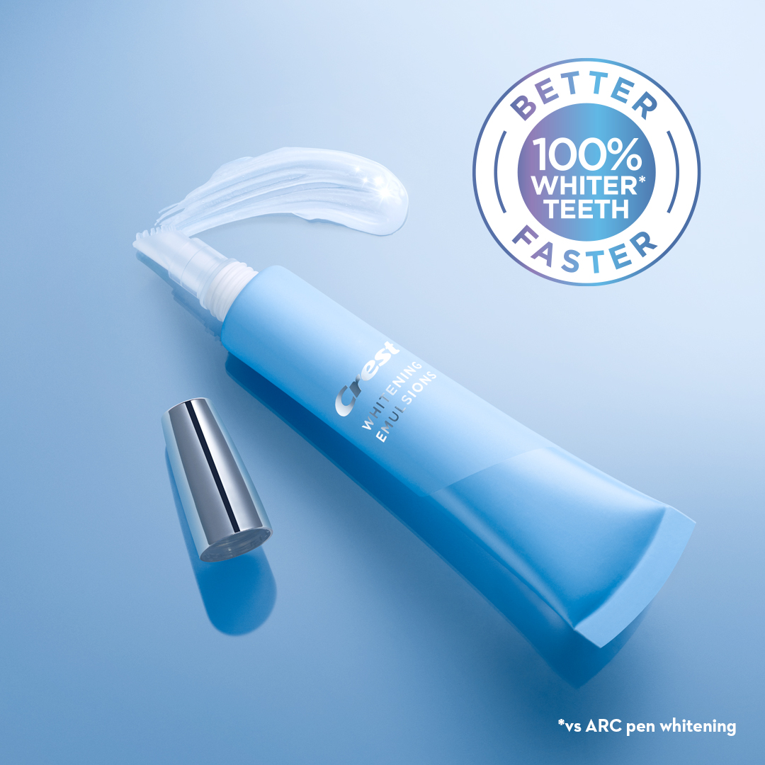 Crest Whitening Emulsions || Leave-on Teeth Whitening with Built-in Applicator